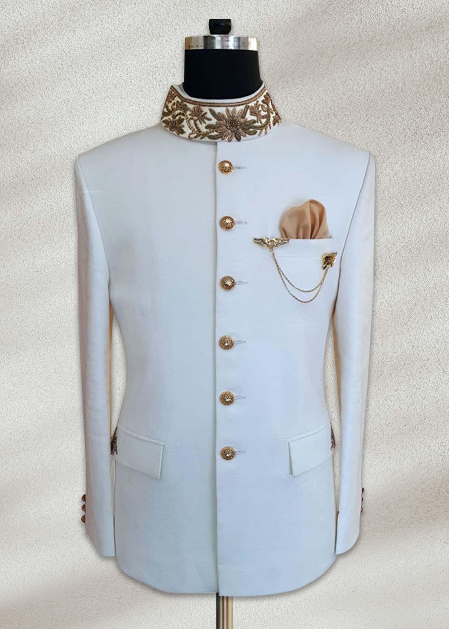 Royal White Prince Suits - Shameel Khan