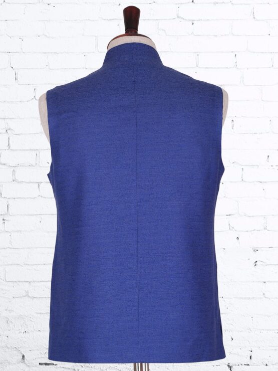 Solid Royal Blue Waistcoat