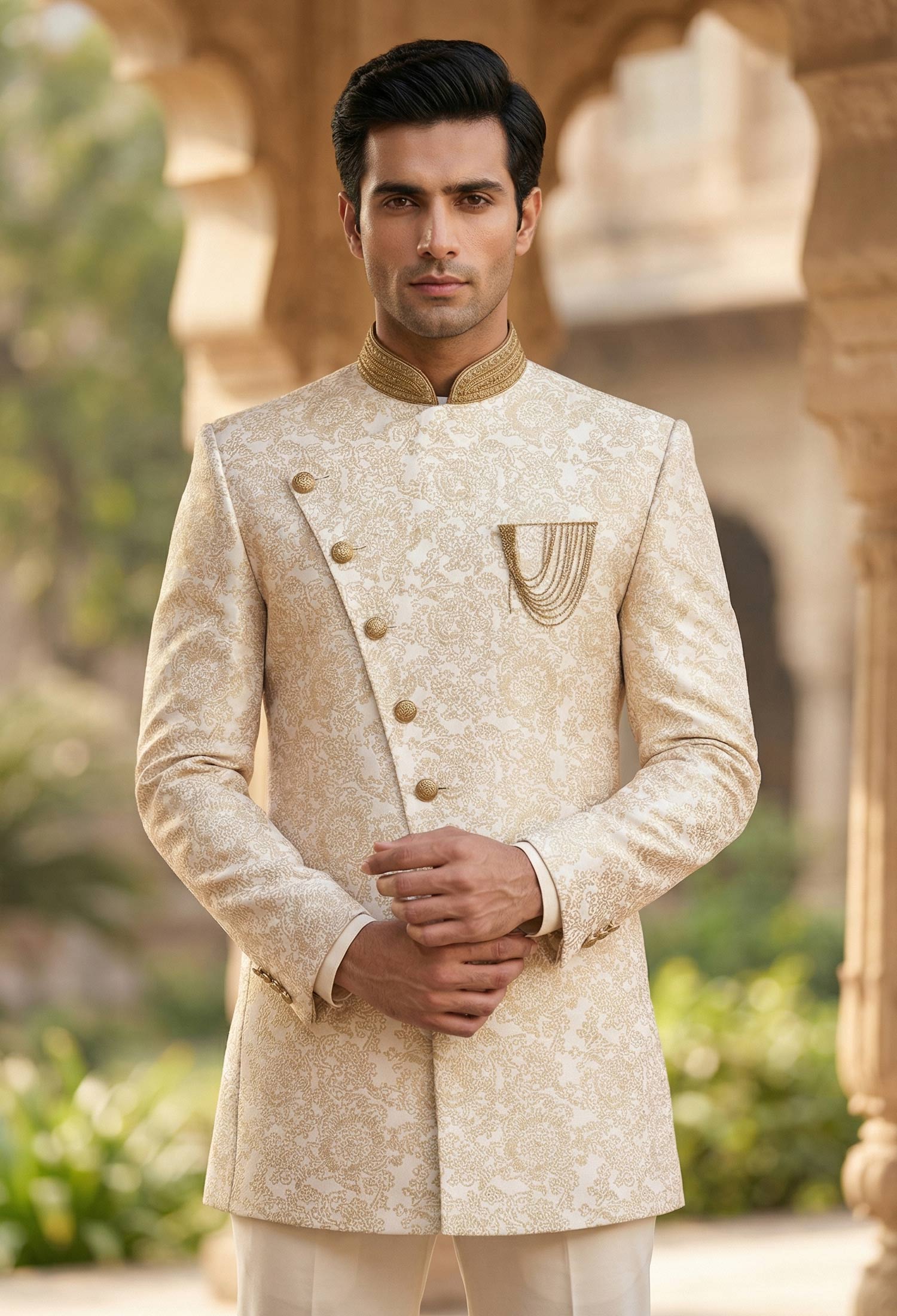 Men Off White Prince Suit Men Off White Prince Suit
