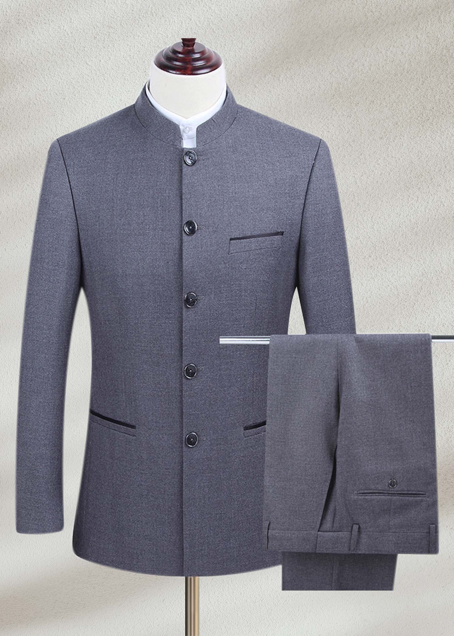 Men's Grey Prince Suit - Shameel Khan