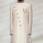 Elsa Williams - Off White Jamawar Prince Suit