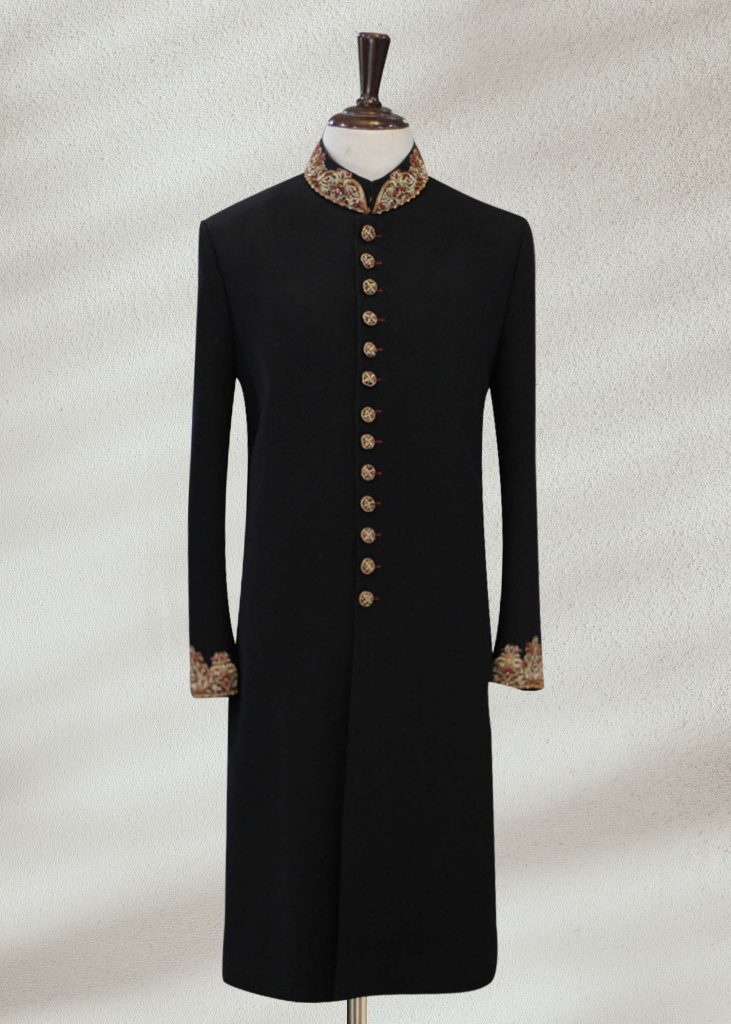 Don't You Dare Look Away From This Black Sherwani Collection By