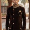 Brown Velvet Prince Suit