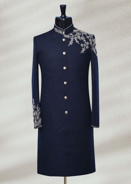 Embroidered Indowestern Sherwani