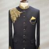 Black Jodhpuri Prince Suit