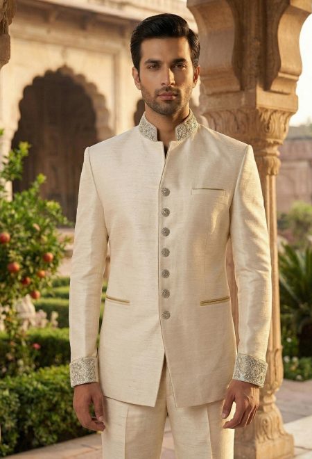 Ivory Prince Suit for Men