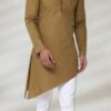 Light Brown Side Cut Kurta