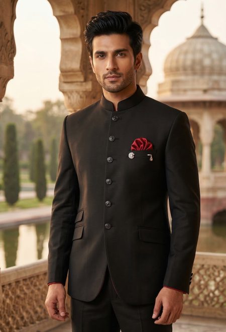 Royal Black Prince Suit for Men