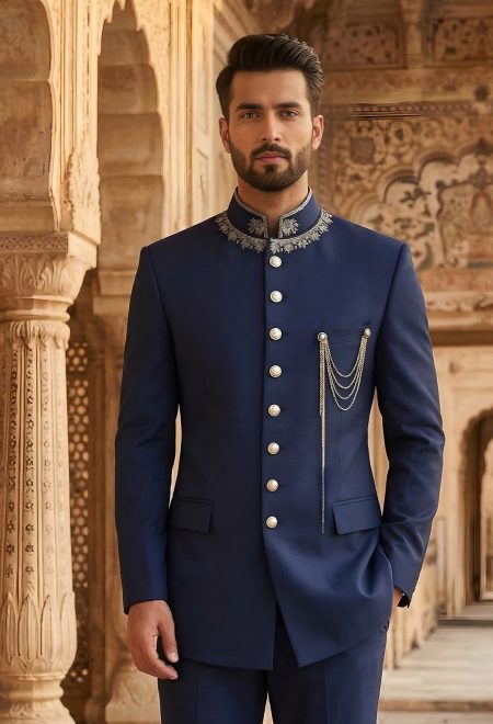 Dark Blue Prince Suit