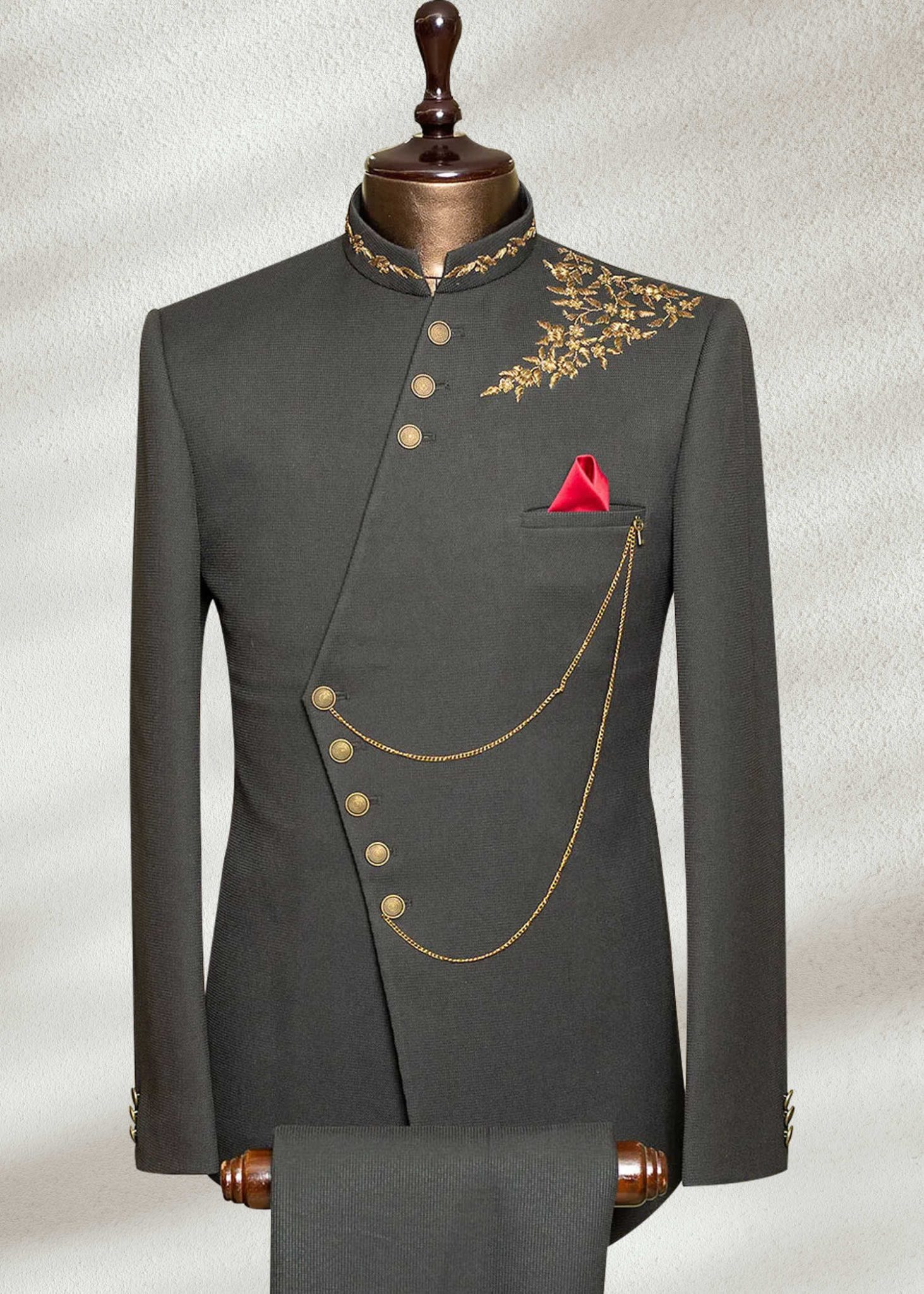 Buy Grey Jodhpuri Suit