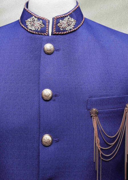 Blue Prince Coat Prince Coat Violet Blue Color