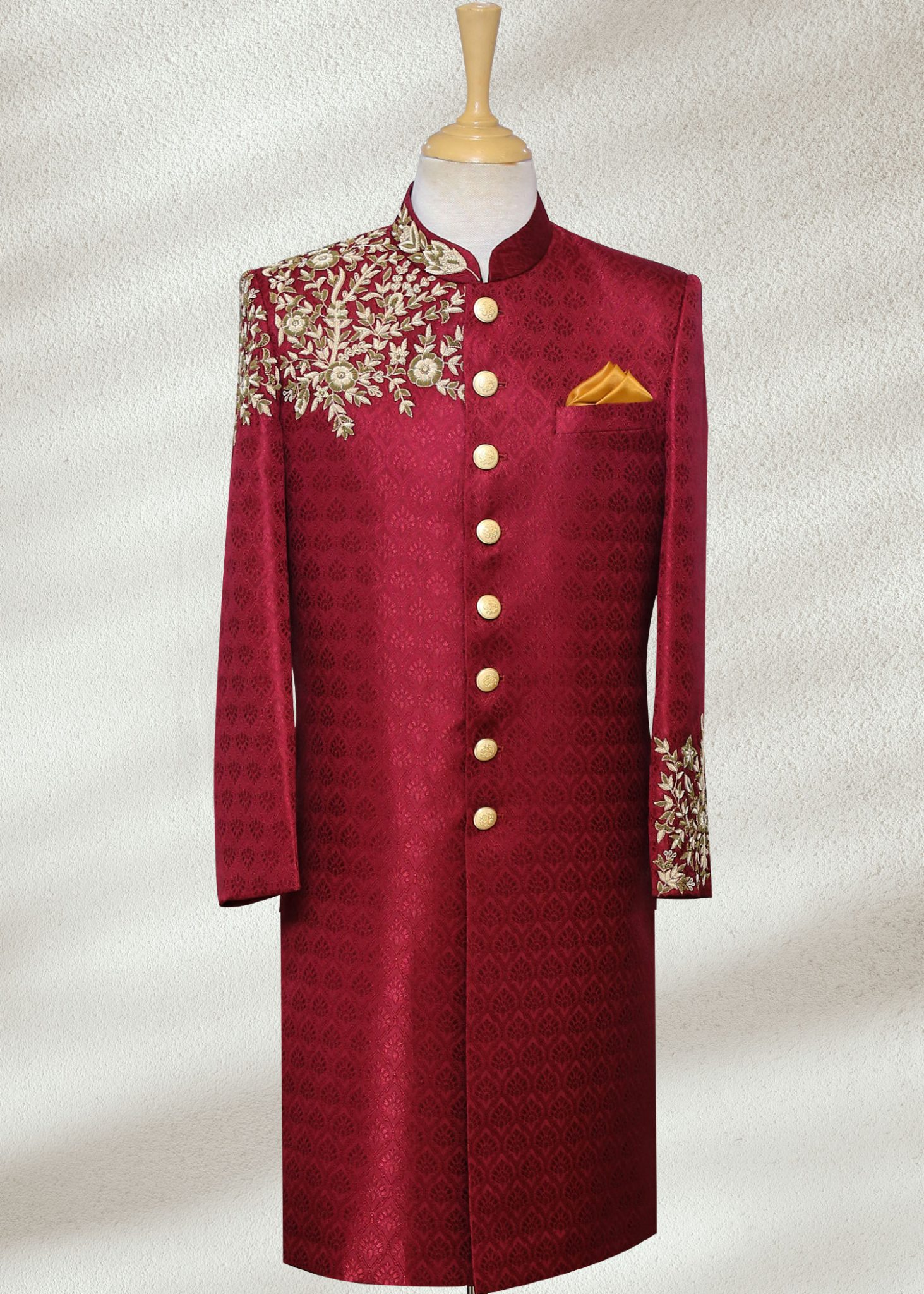 Buy Red Sherwani