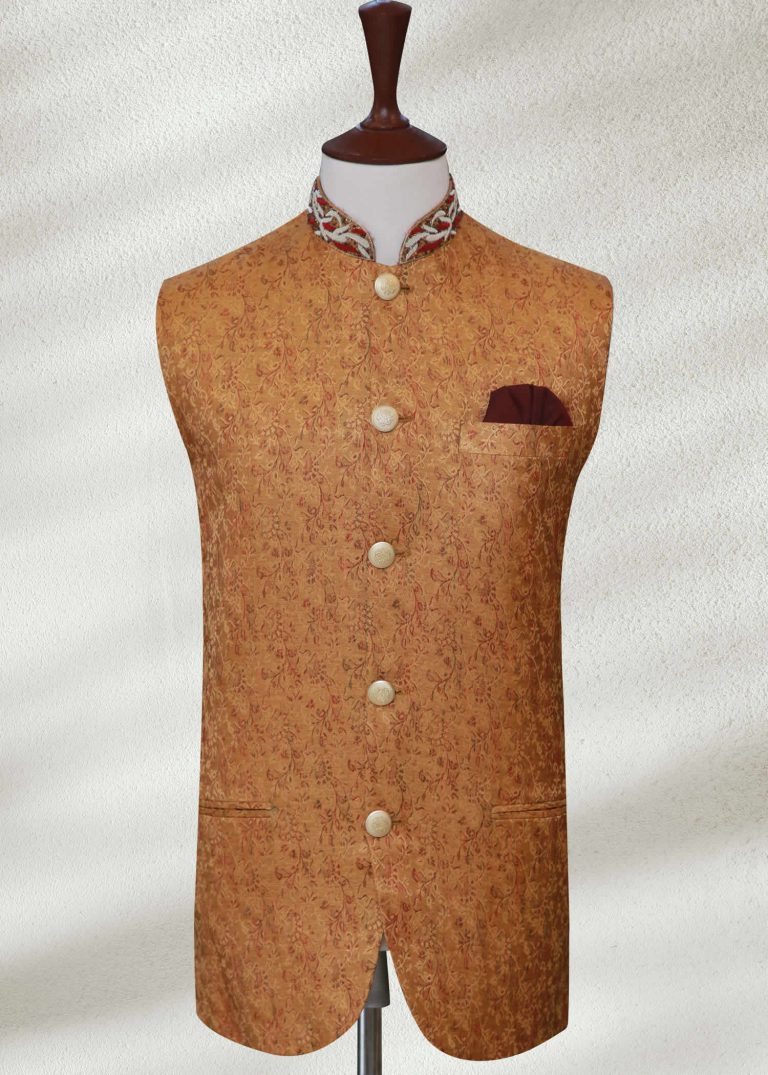 Paisley Textured Waistcoat Paisley Textured Waistcoat