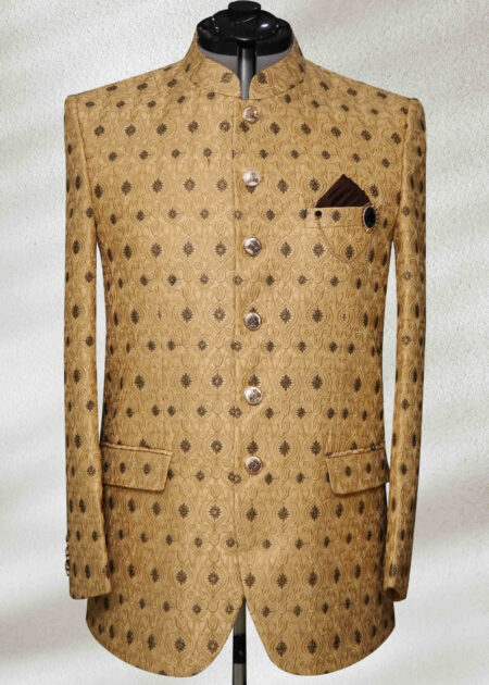 Tortilla Prince Suit Maroon Zardosi Embroidered Italian Prince Coat