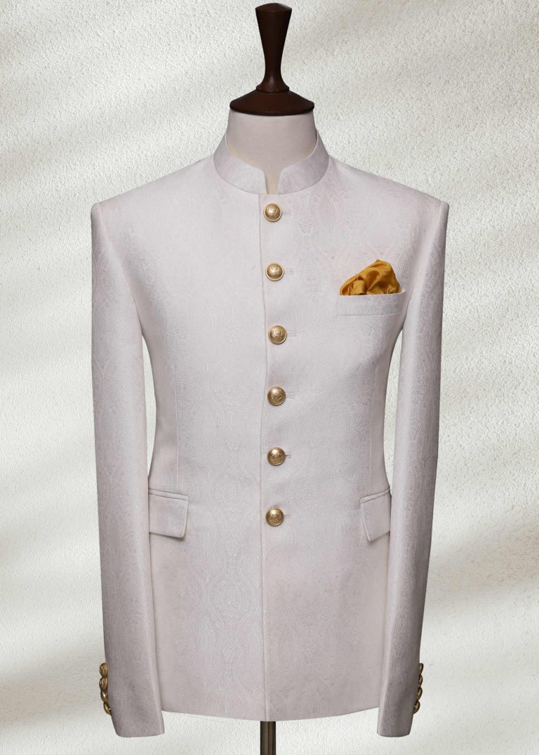 Pearl White Prince Coat Prince Coat Pearl White Color