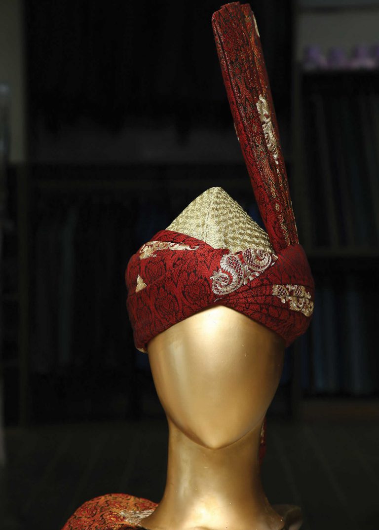 Crimson Silk Turban Crimson Silk Turban