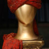 Dark Maroon Turban Maroon Rajisthani Turban