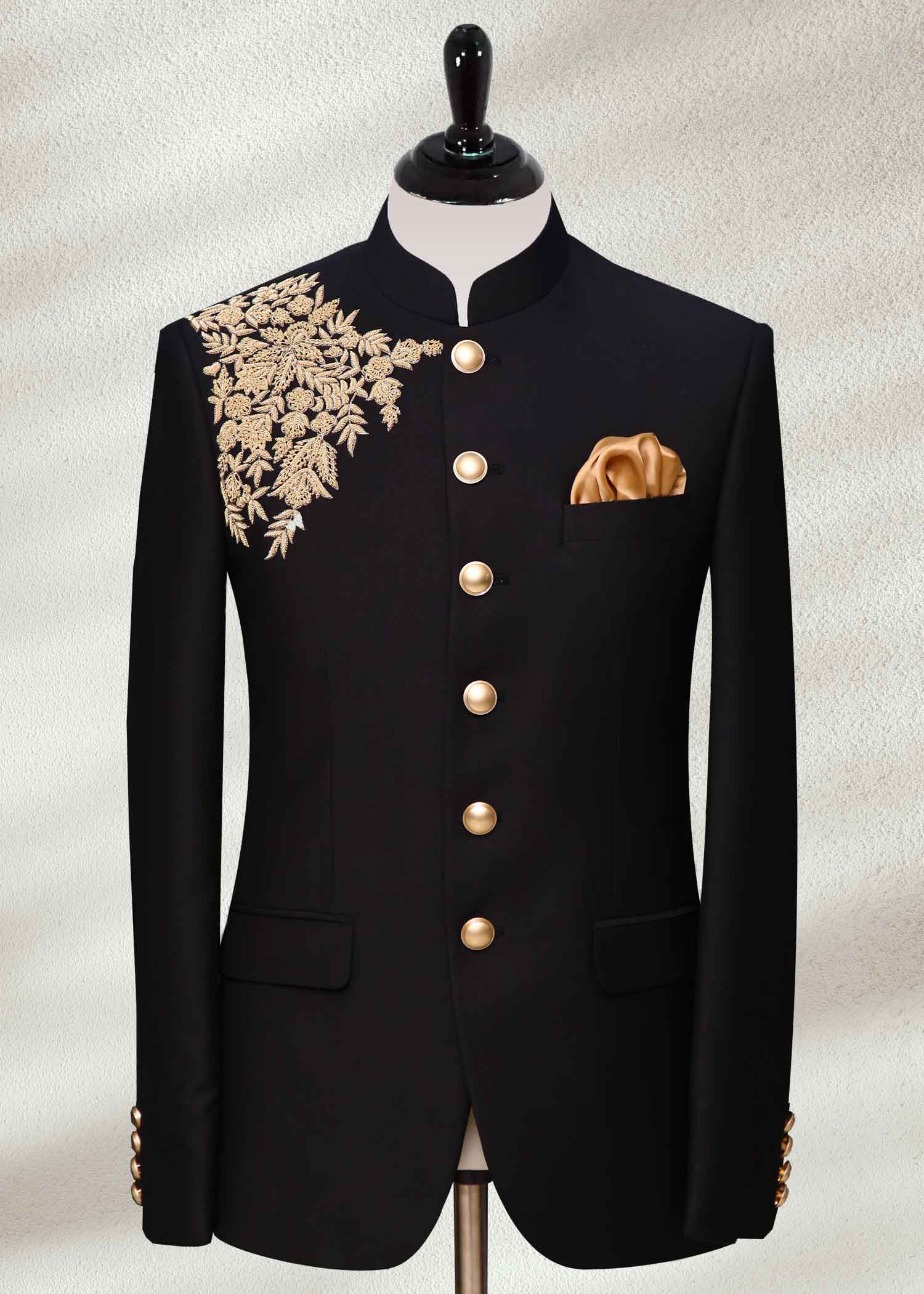 Royal Raw Silk Emroidery Prince Suit