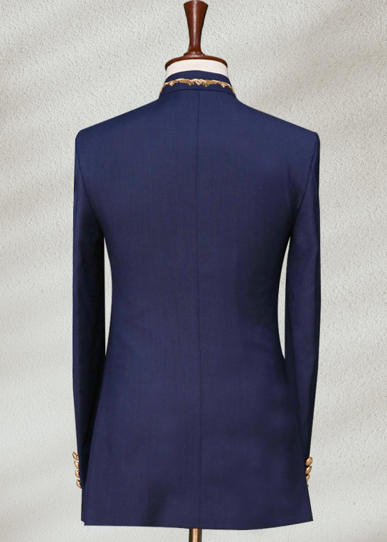 Buy Navy Blue Prince Suit with Golden 