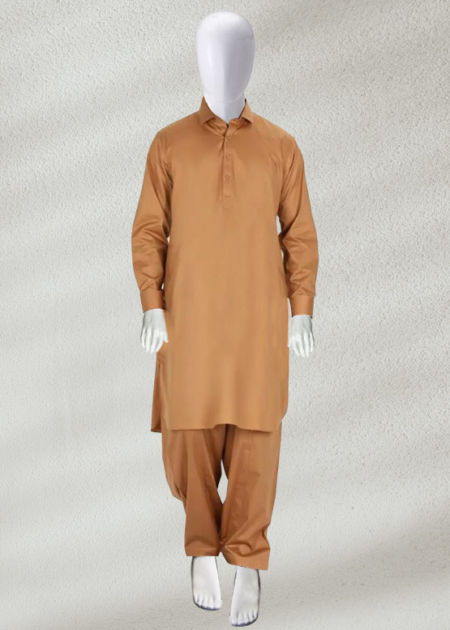 Mustard Kameez & Shalwar Gray Kurta & Pajama