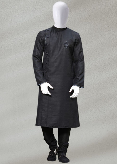 Stylish Black Kurta & Pajama Purple Kurta and White Shalwar
