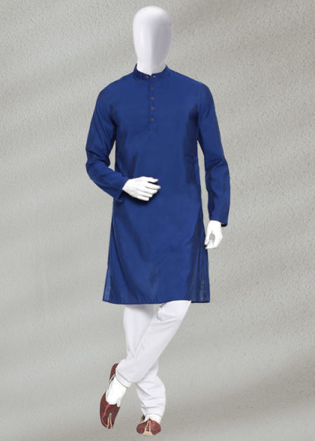 Stylish Blue Kurta & Pajama Mustard Kameez & Shalwar