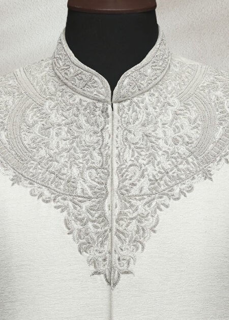 Silver Texture Sherwani Silver Texture Sherwani