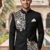 Black and Silver Prince Suit