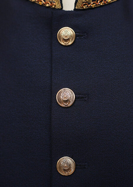 Navy Blue Sherwani Sherwani in Navy Blue Color