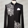 Black and Silver Prince Suit