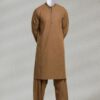 Luxury Brown Kurta and Shalwar for men