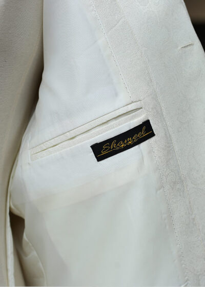 Buy White Groom Sherwani with Embroidery - Shameel khan