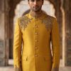 Cadmium Yellow Embroidered Prince Suit