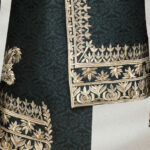 Luxury Green Embroidery Prince Suit Luxury Green Embroidery Prince Suit