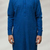 Blue Chikankari Kurta For Men