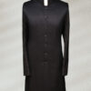 Black Embroidered Kurta For Men