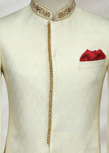 Classic Off-White Sherwani