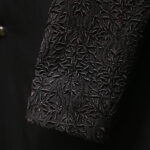 Black Embroidered Kurta For Men