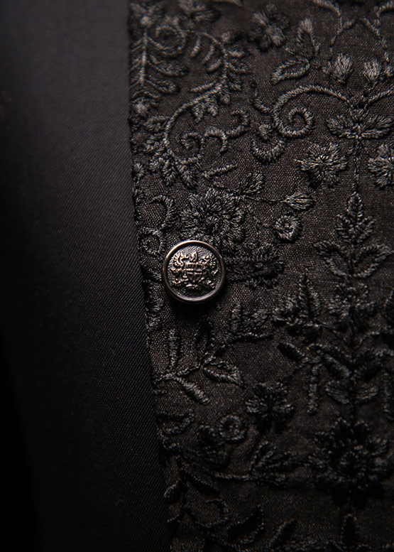 Stylish Black Embroidered Kurta