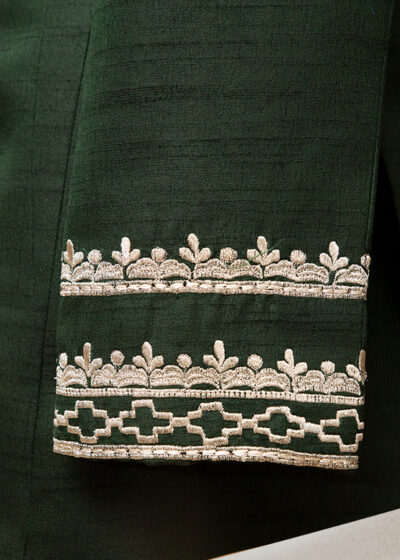 Pant Style Pear Green Embroidered Designer Suit main image 1