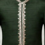 Classic Green Embroidered Prince Suit