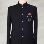Elegant Black Prince Coat