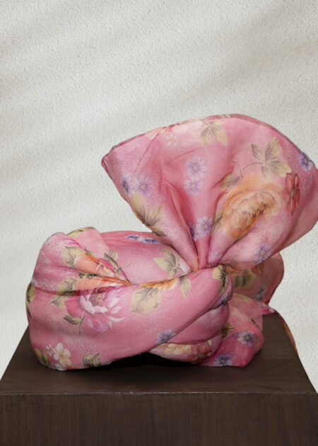 Floral Pink Turban