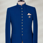 Elegant Royal Blue Prince Coat