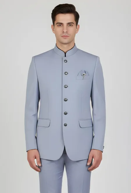 Pastel Blue Prince Coat