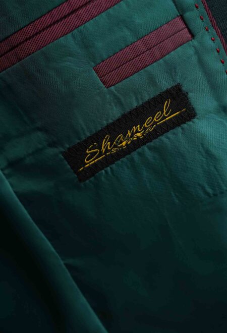 Emerald Green Prince Coat with Intricate Embroidery Emerald Green Prince Coat with Intricate Embroidery