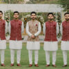 How to Style Groomsmen with Embroidered Waistcoats for Mehndi