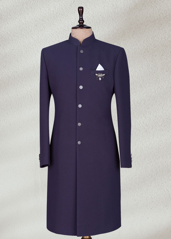 Blue Groom Sherwani: Design Ideas for Your Barat Outfit Blue Groom Sherwani