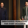 Embroidered Prince Coat for Every Person and Occasion Pakistani Sherwani for Groom