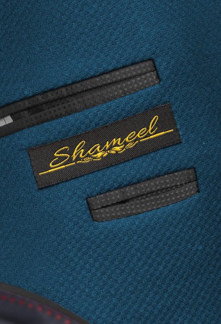 Regal Teal Sherwani with Majestic Golden Embroidery Regal Teal Sherwani